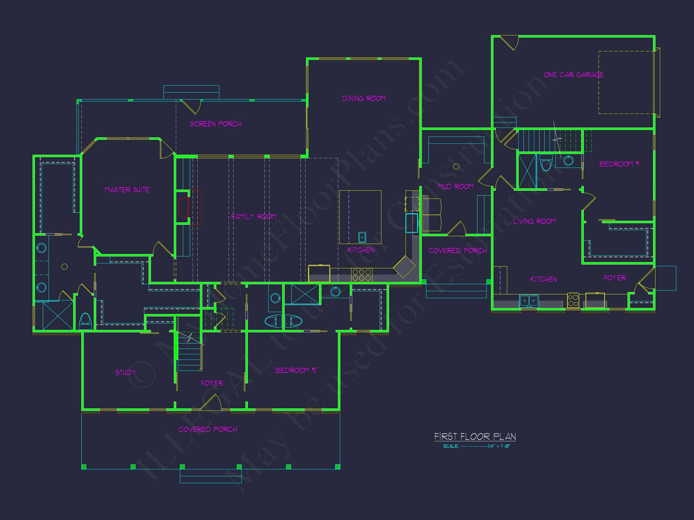 Spacious house Plan with Stunning Blueprint & Architectural Designs