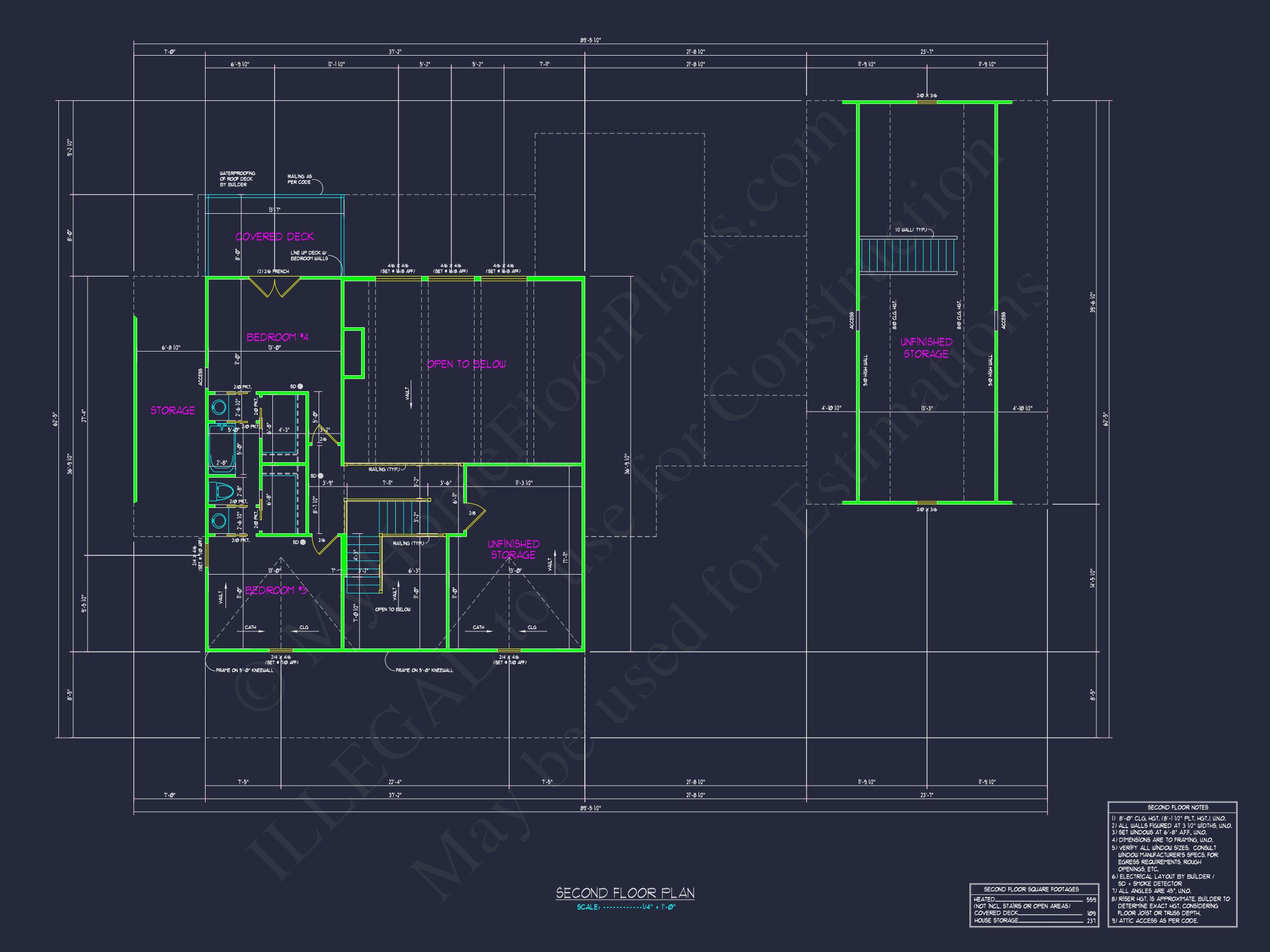 Spacious house Plan with Stunning Blueprint & Architectural Designs