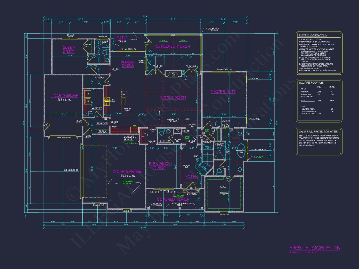 Spacious house Plan with Stunning CAD Floor Plan Designs