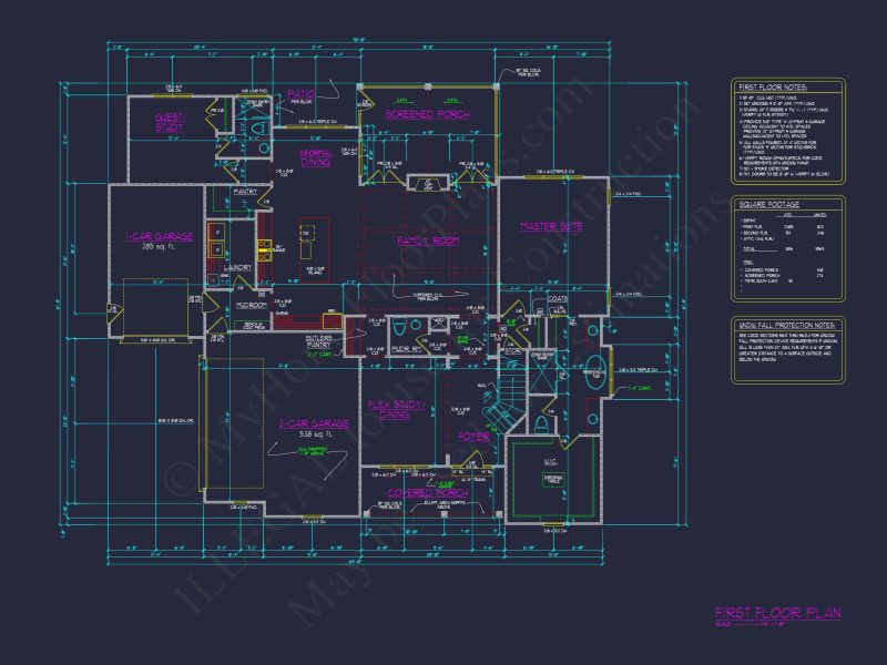 Spacious house Plan with Stunning CAD Floor Plan Designs