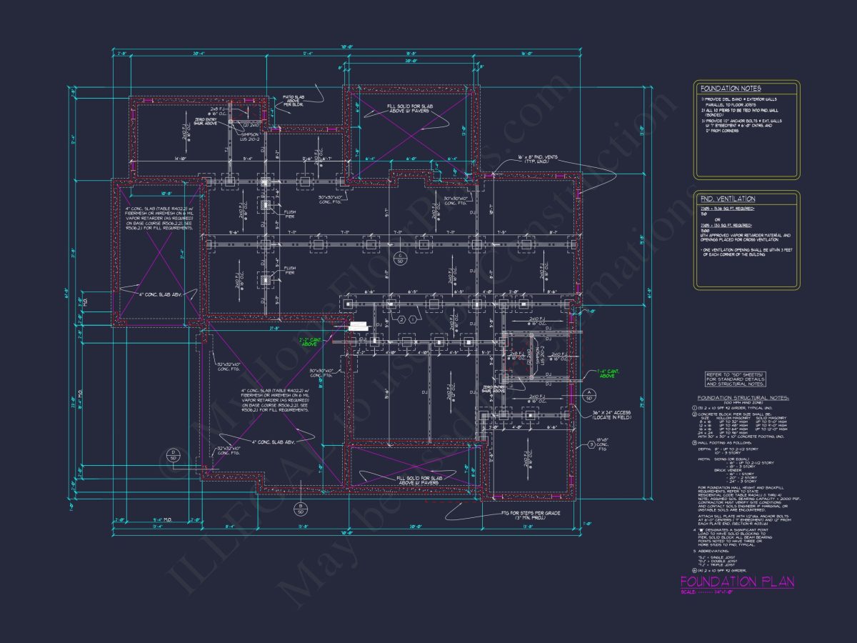Spacious house Plan with Stunning CAD Floor Plan Designs