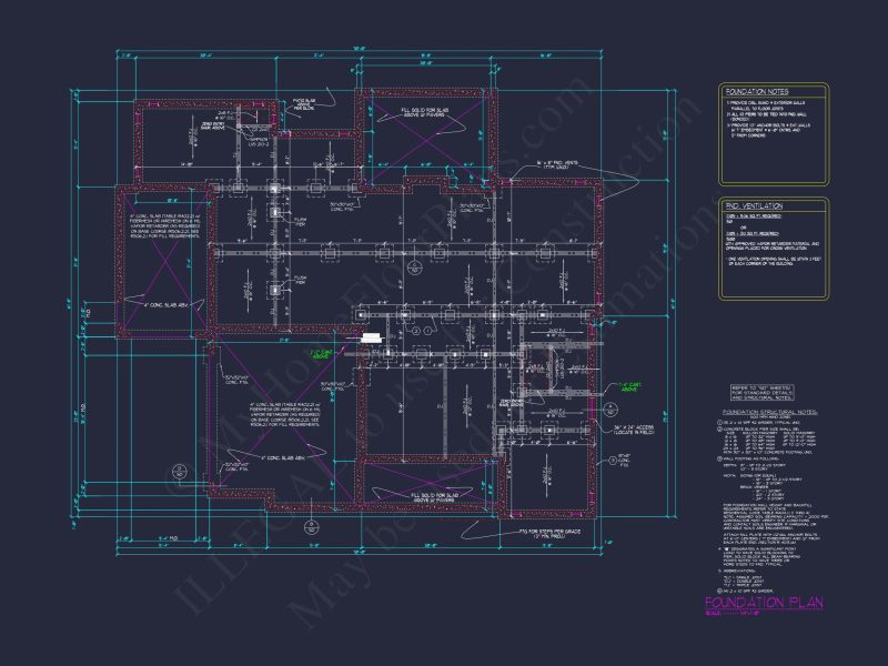 Spacious house Plan with Stunning CAD Floor Plan Designs