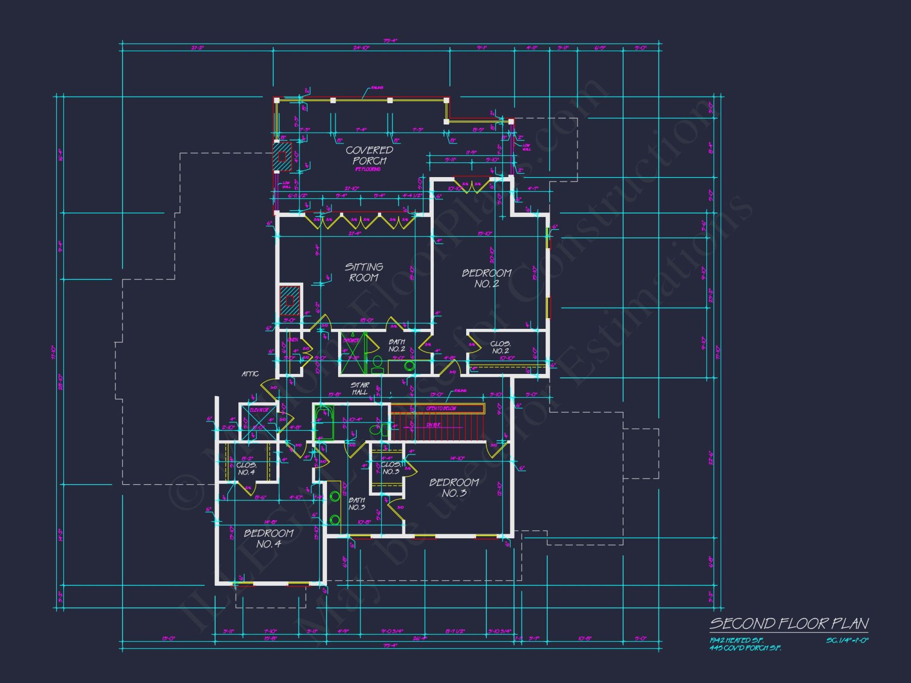 Spacious house Plan with Stunning Floor Plan, CAD Blueprint & Designs