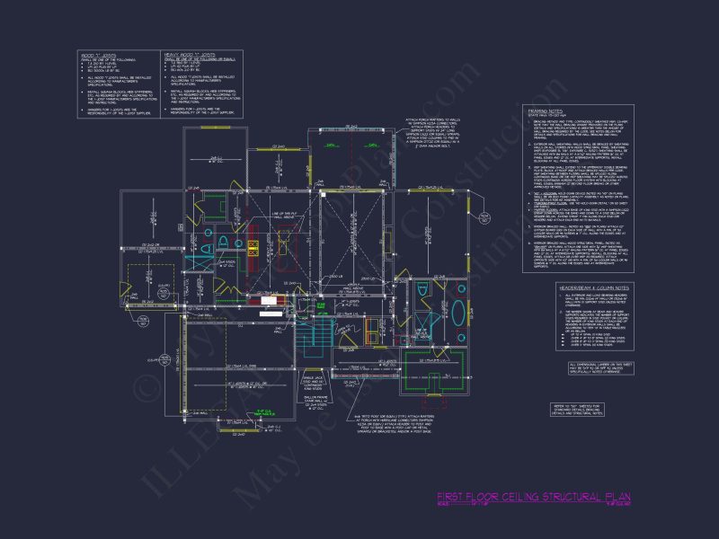 Spacious house Plan with Vaulted Ceilings, CAD Designs & Blueprint