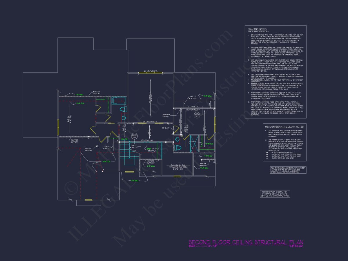 Spacious house Plan with Vaulted Ceilings, CAD Designs & Blueprint