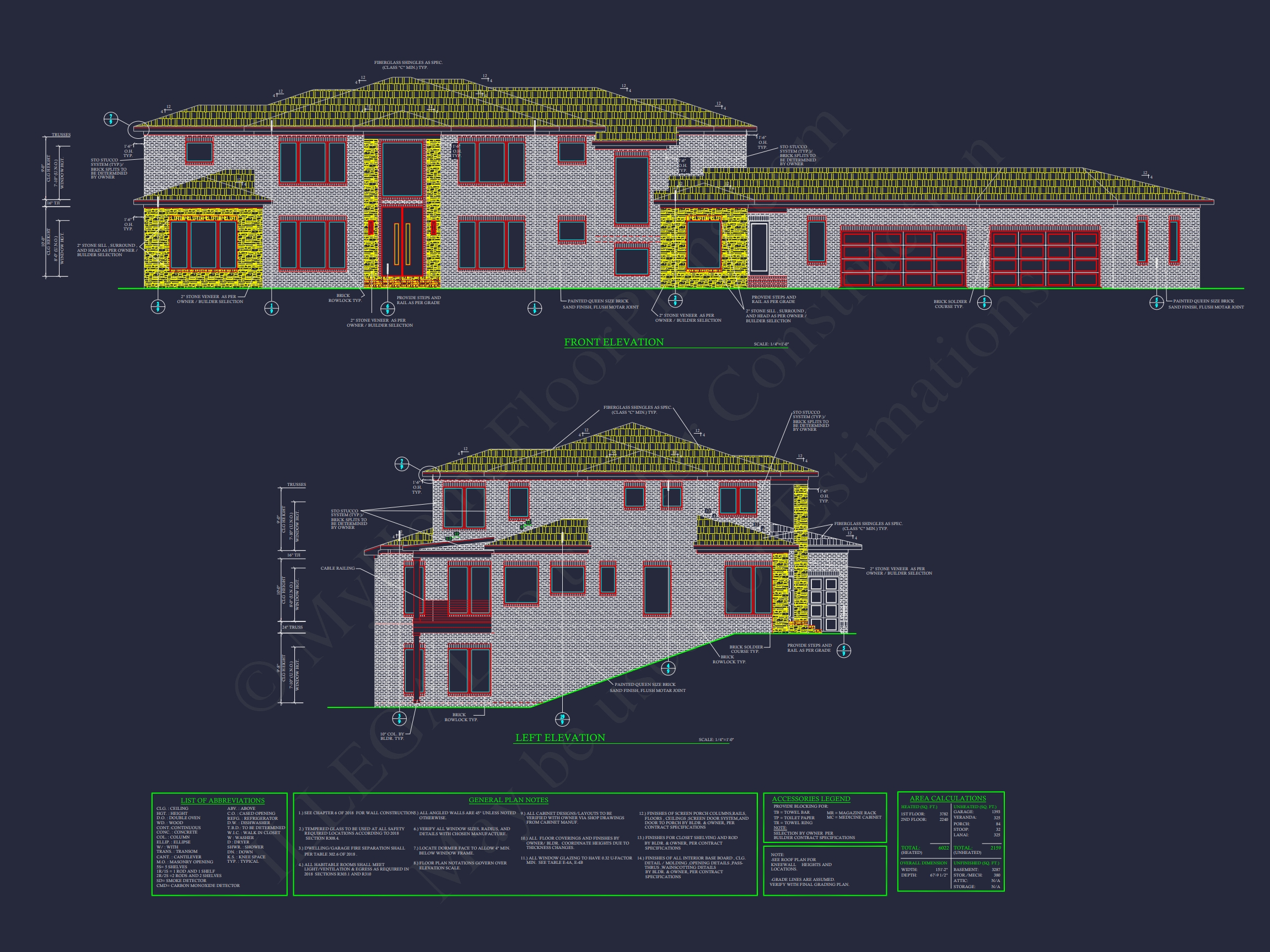 Spacious Luxury Home Plan with 2-Story Design & CAD Blueprints