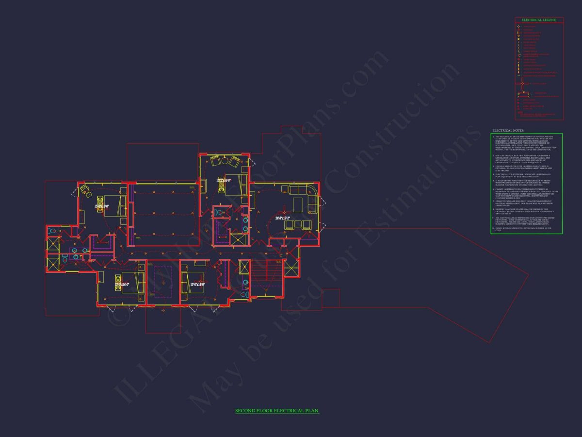 Spacious Luxury house Plan with 2-Story Design & CAD Blueprints