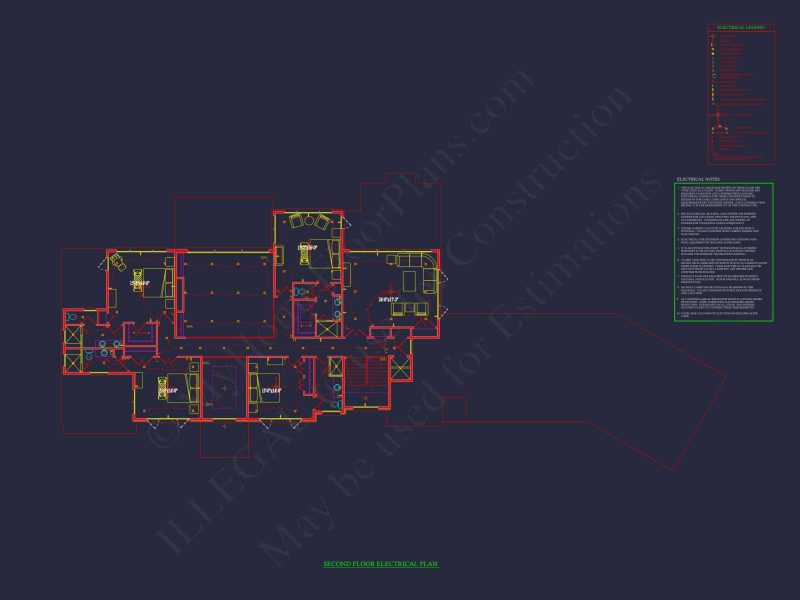 Spacious Luxury house Plan with 2-Story Design & CAD Blueprints