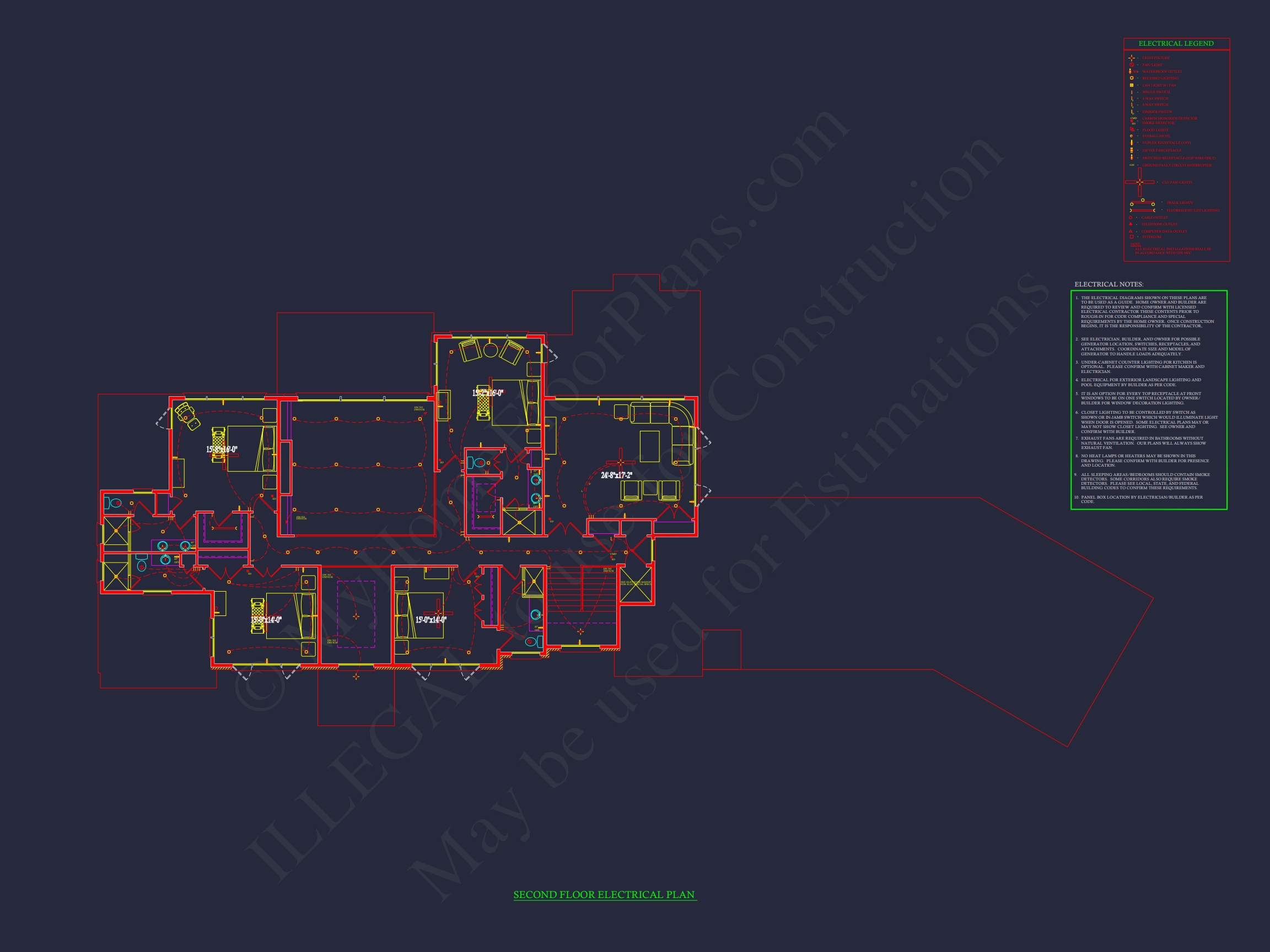 Spacious Luxury Home Plan with 2-Story Design & CAD Blueprints