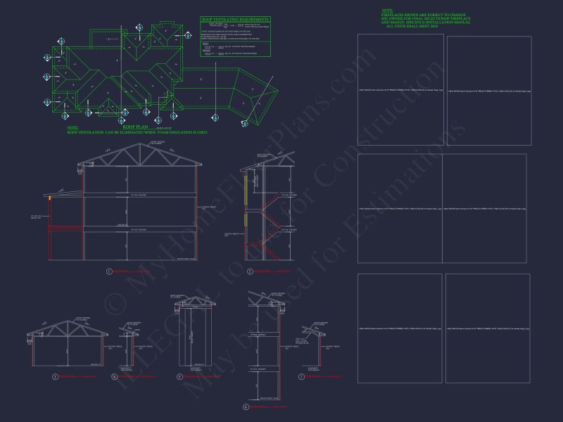Spacious Luxury house Plan with 2-Story Design & CAD Blueprints