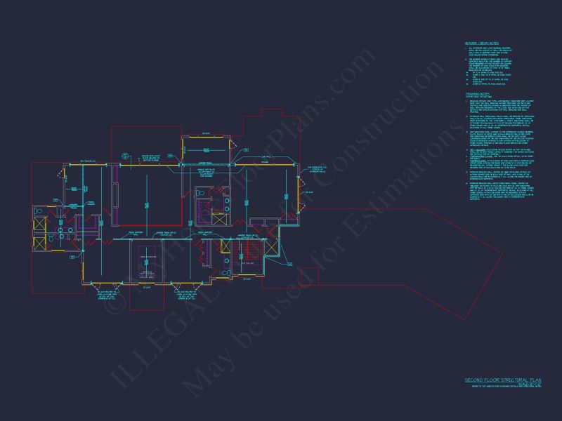 Spacious Luxury house Plan with 2-Story Design & CAD Blueprints