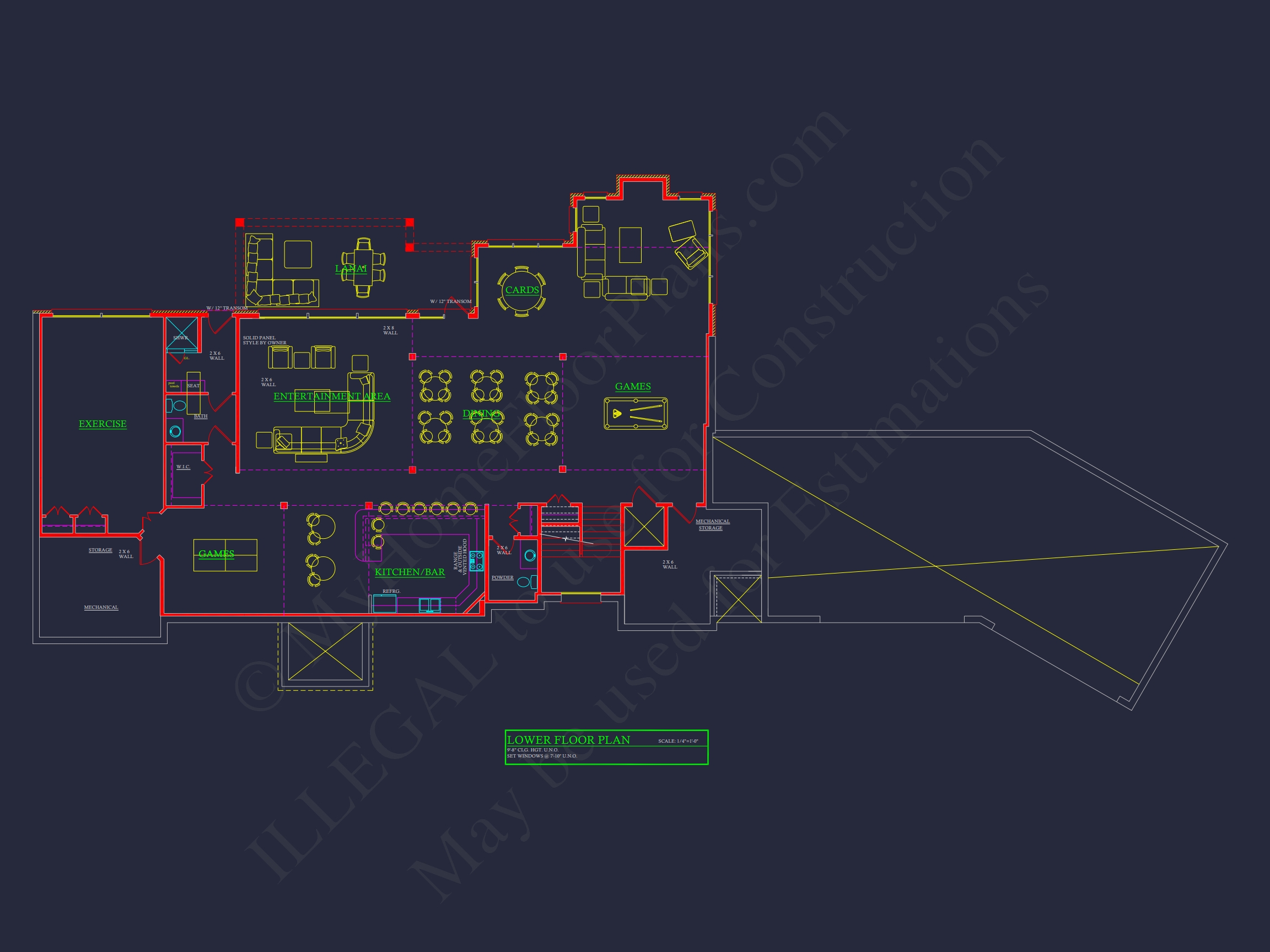 Spacious Luxury Home Plan with 2-Story Design & CAD Blueprints