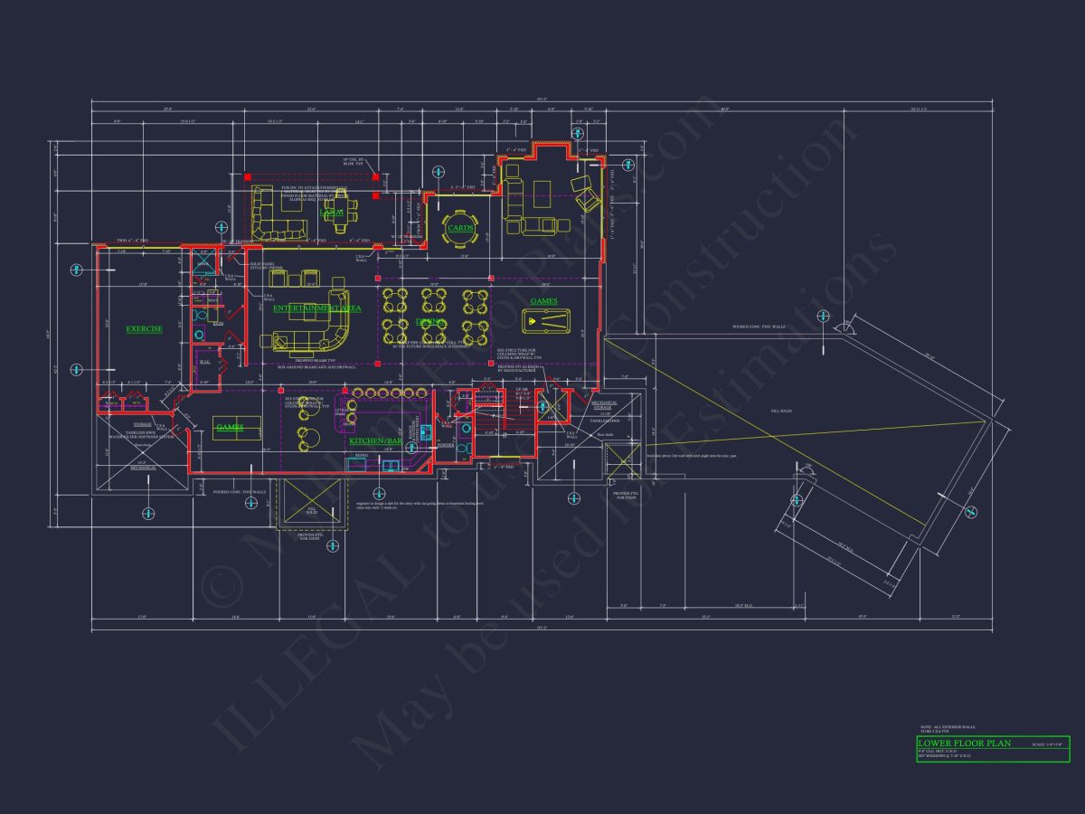 Spacious Luxury house Plan with 2-Story Design & CAD Blueprints