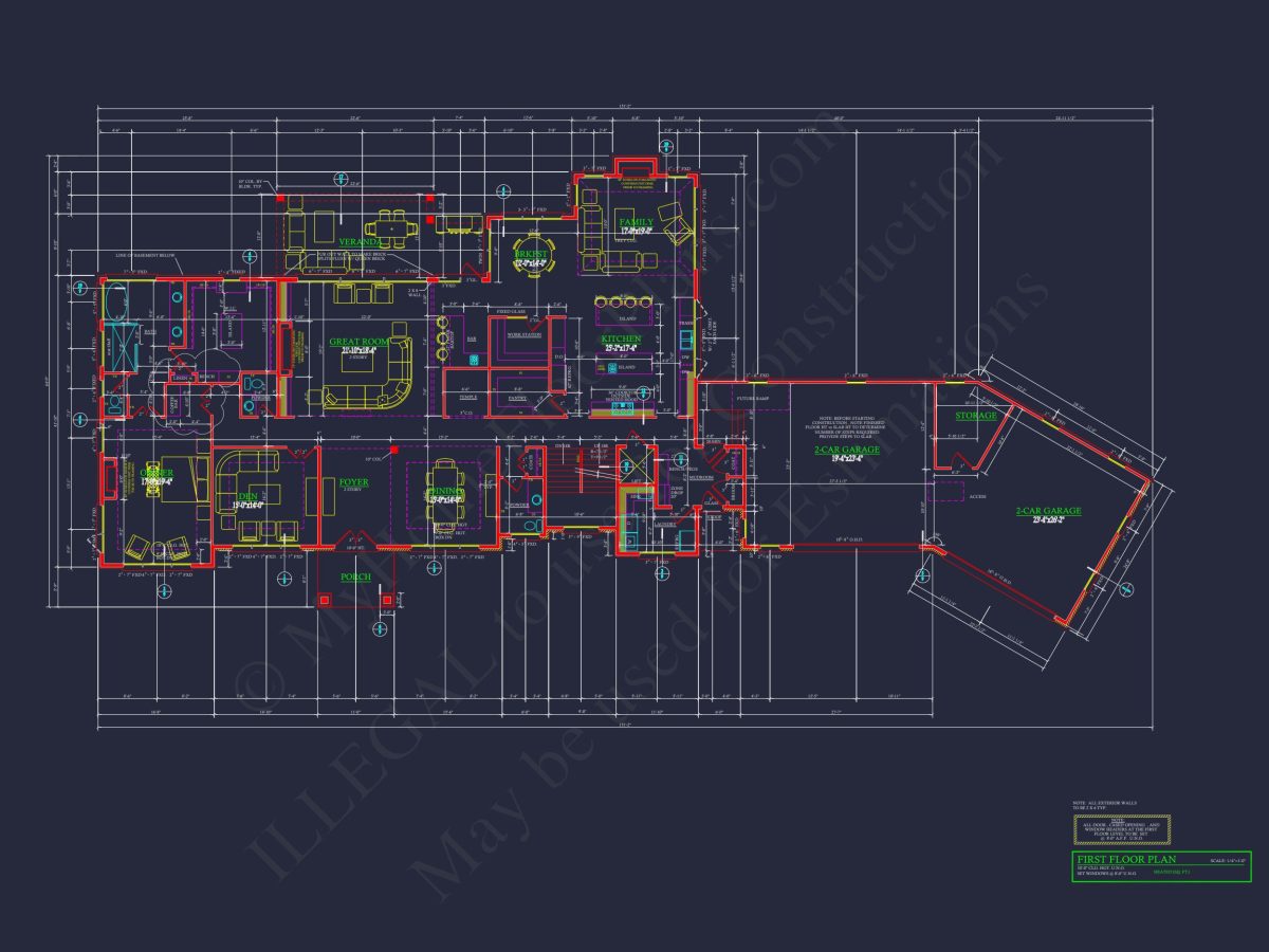 Spacious Luxury house Plan with 2-Story Design & CAD Blueprints