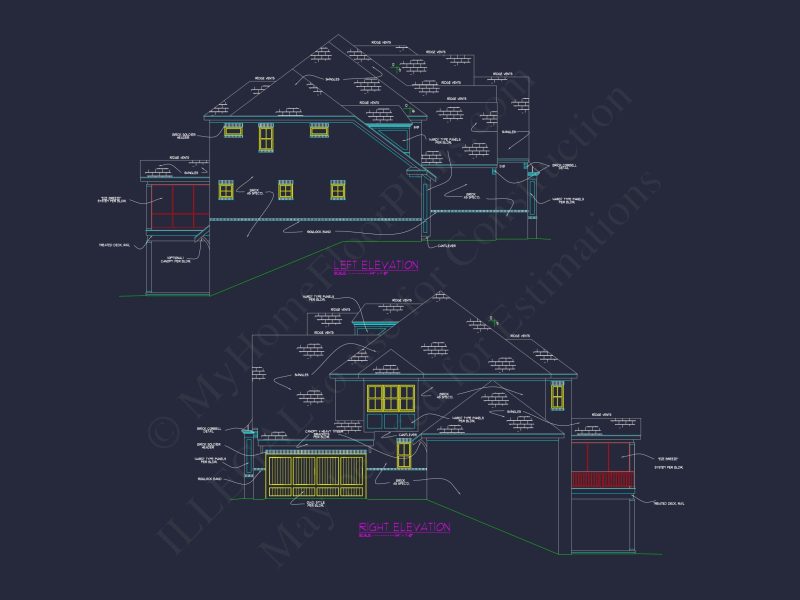 Spacious Luxury house Plan with CAD Architecture and Designs