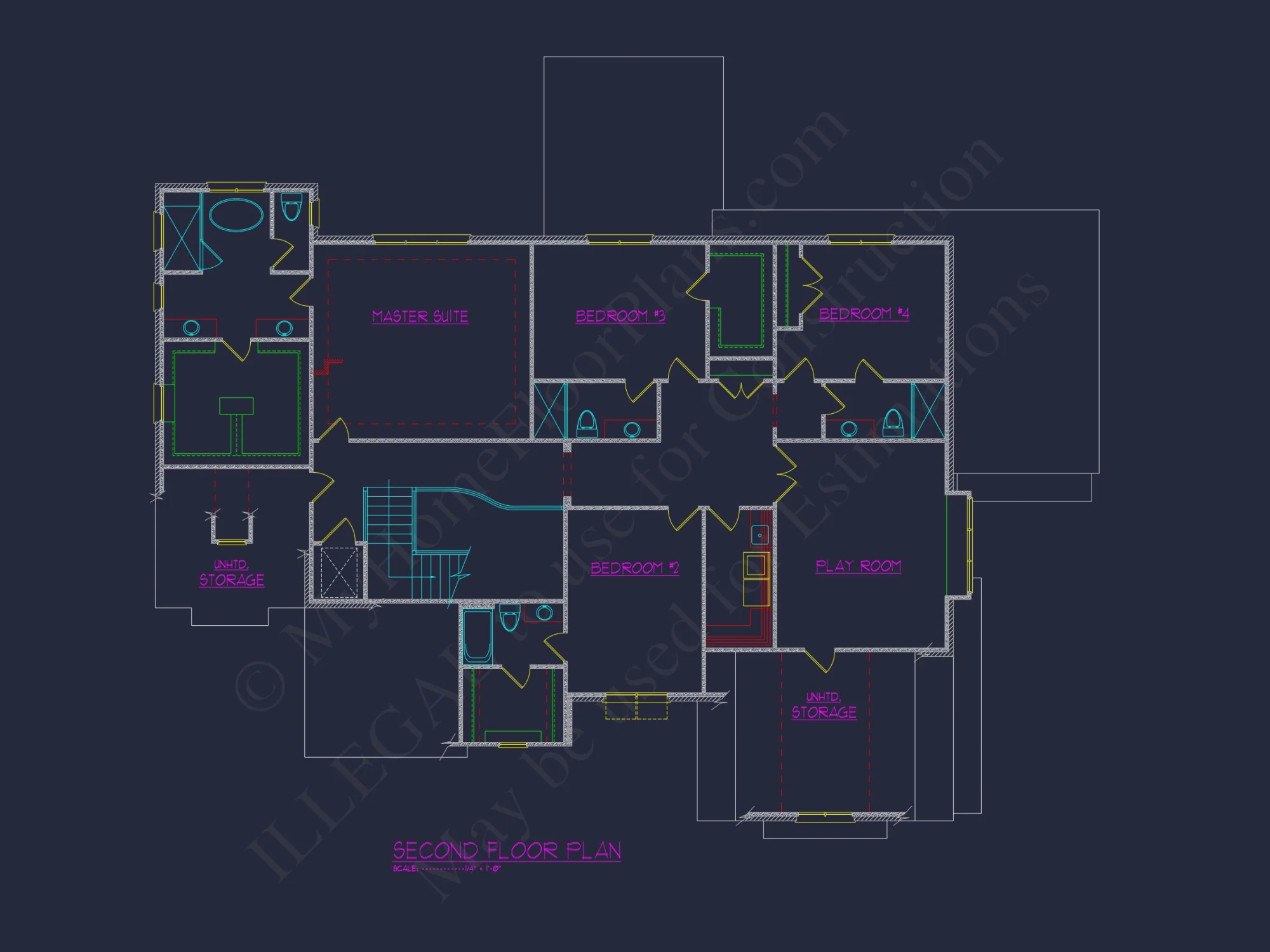 Spacious Luxury house Plan with CAD Architecture and Designs