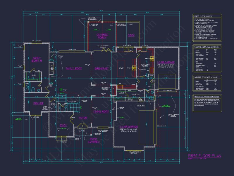 Spacious Luxury house Plan with CAD Architecture and Designs
