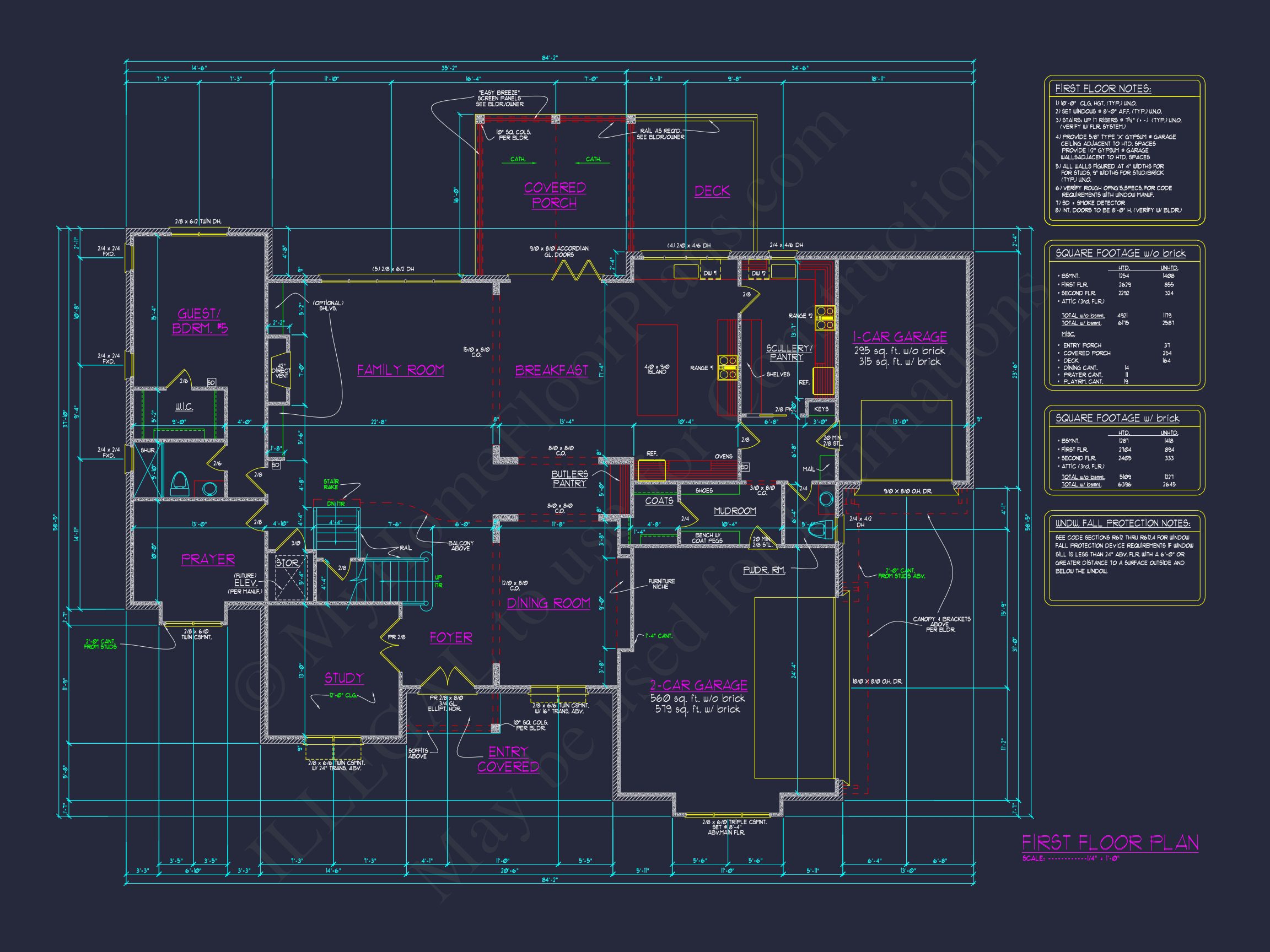 Spacious Luxury house Plan with CAD Architecture and Designs