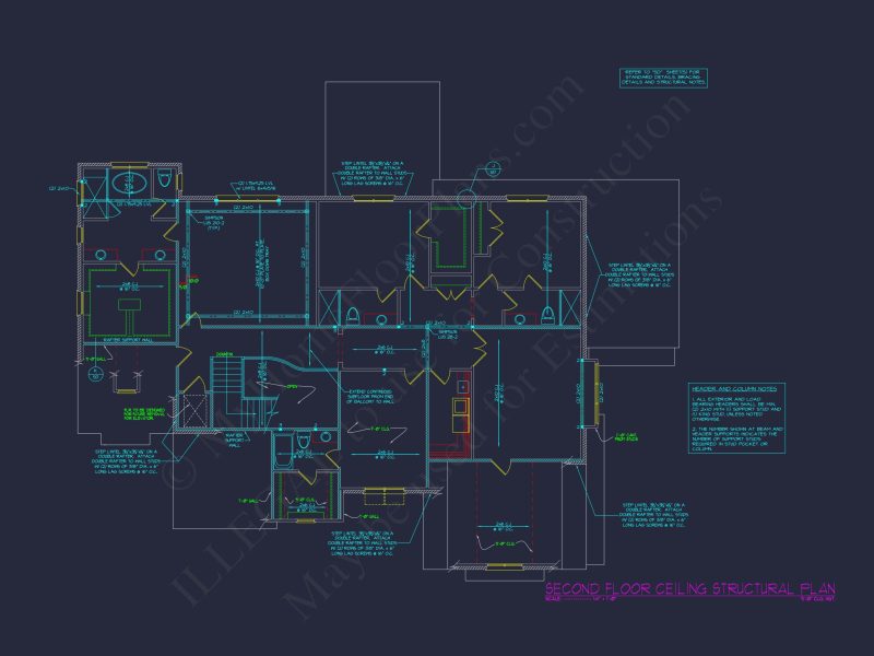 Spacious Luxury house Plan with CAD Architecture and Designs
