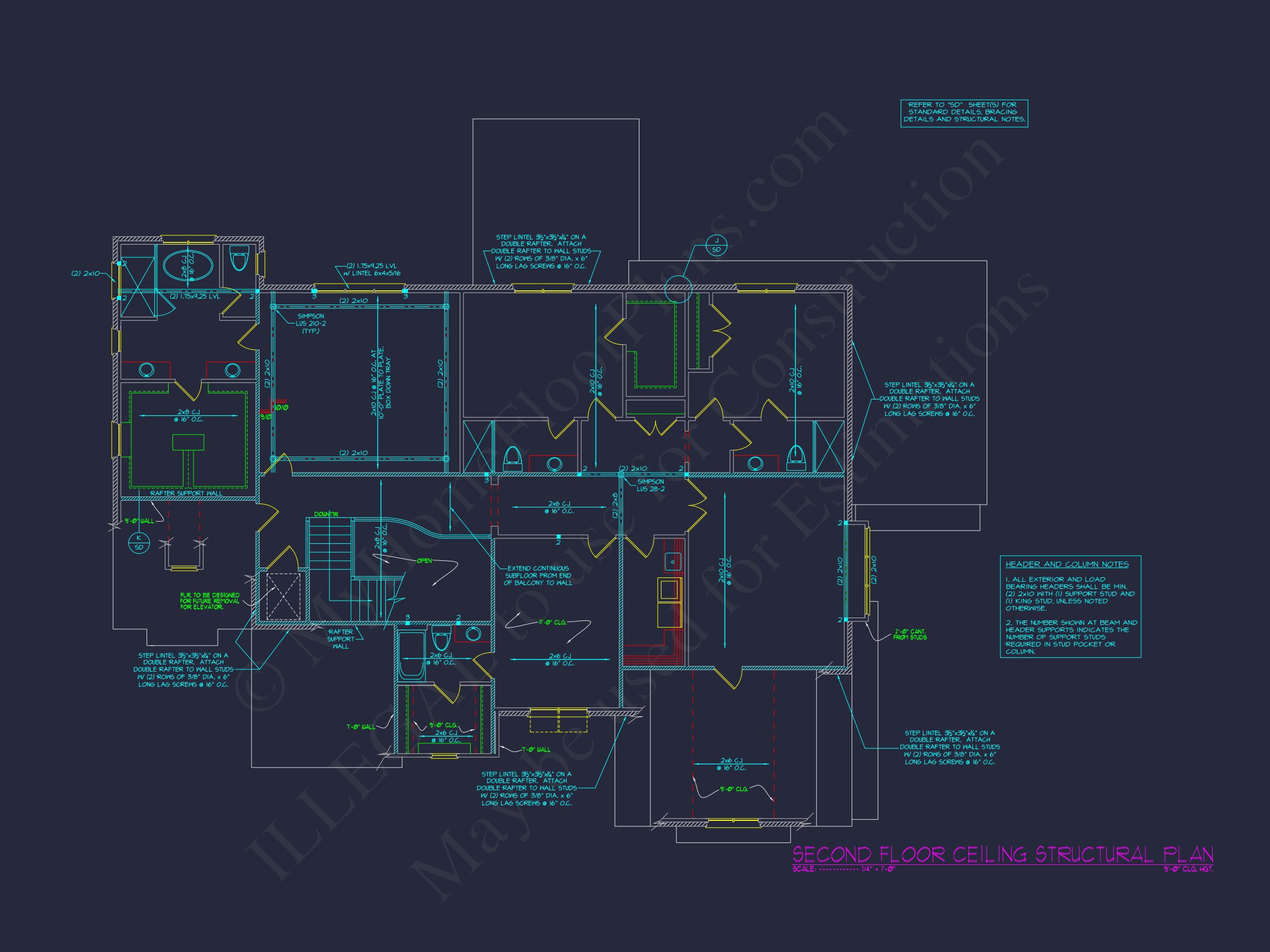 Spacious Luxury house Plan with CAD Architecture and Designs