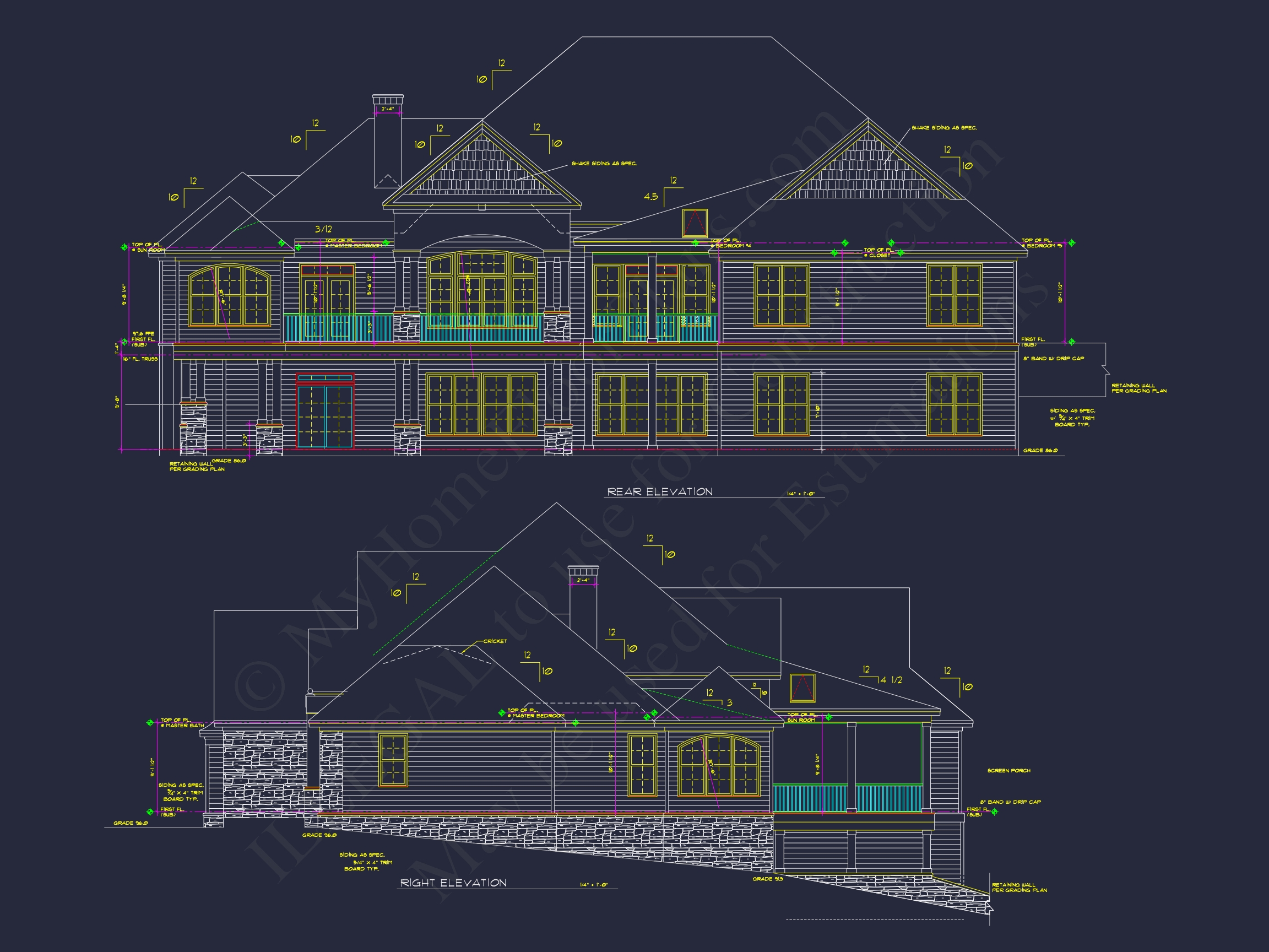 Spacious Modern Craftsman Home Plan with 5 Bedroom Design