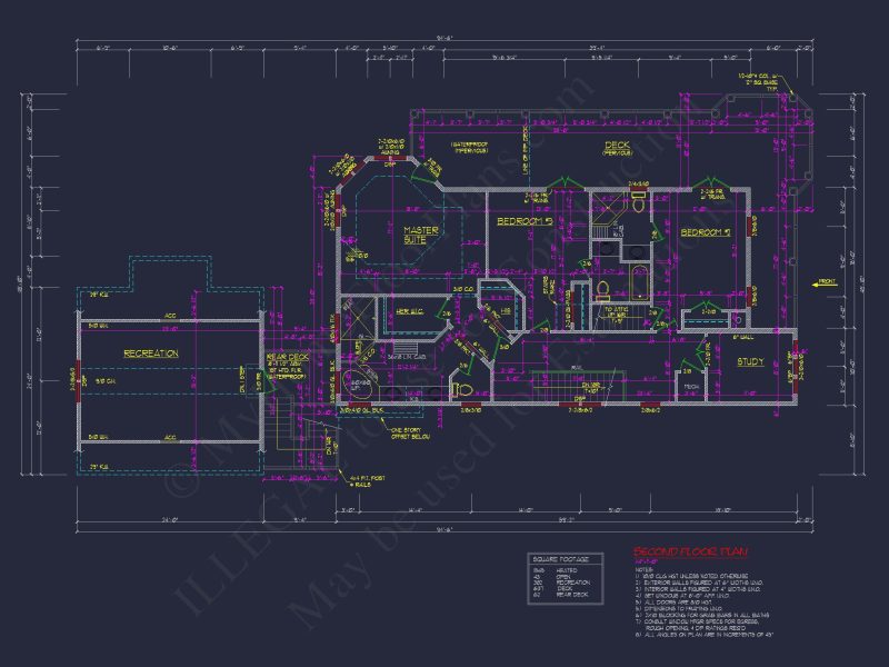 Spacious Southern house Plan with 2-Story Floor Designs