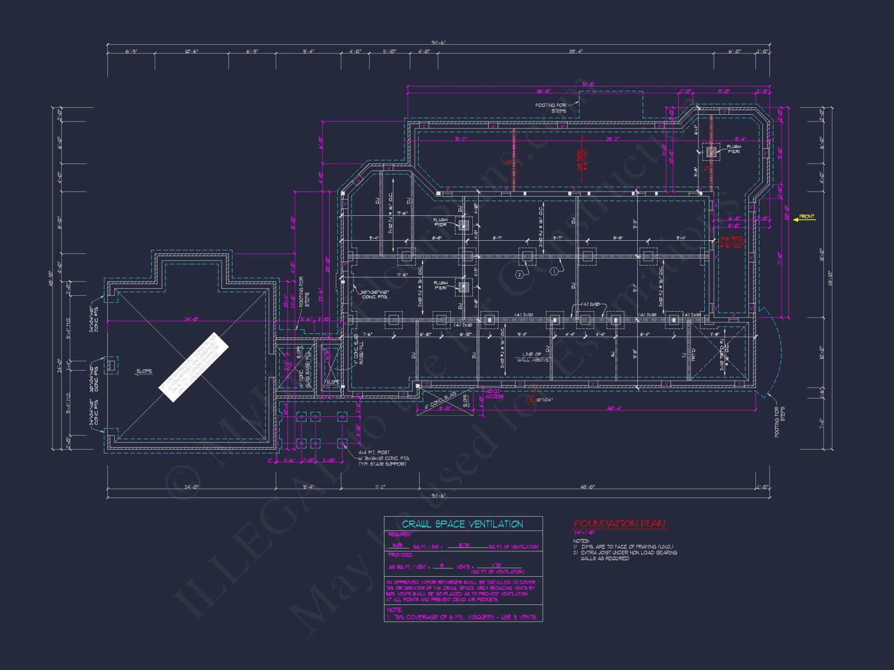 Spacious Southern house Plan with 2-Story Floor Designs