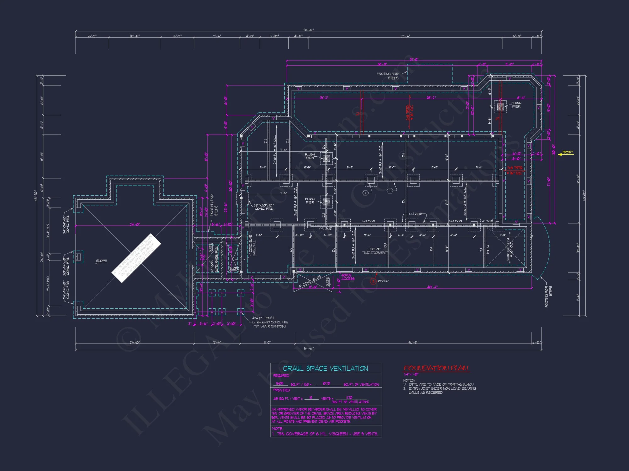 Spacious Southern house Plan with 2-Story Floor Designs