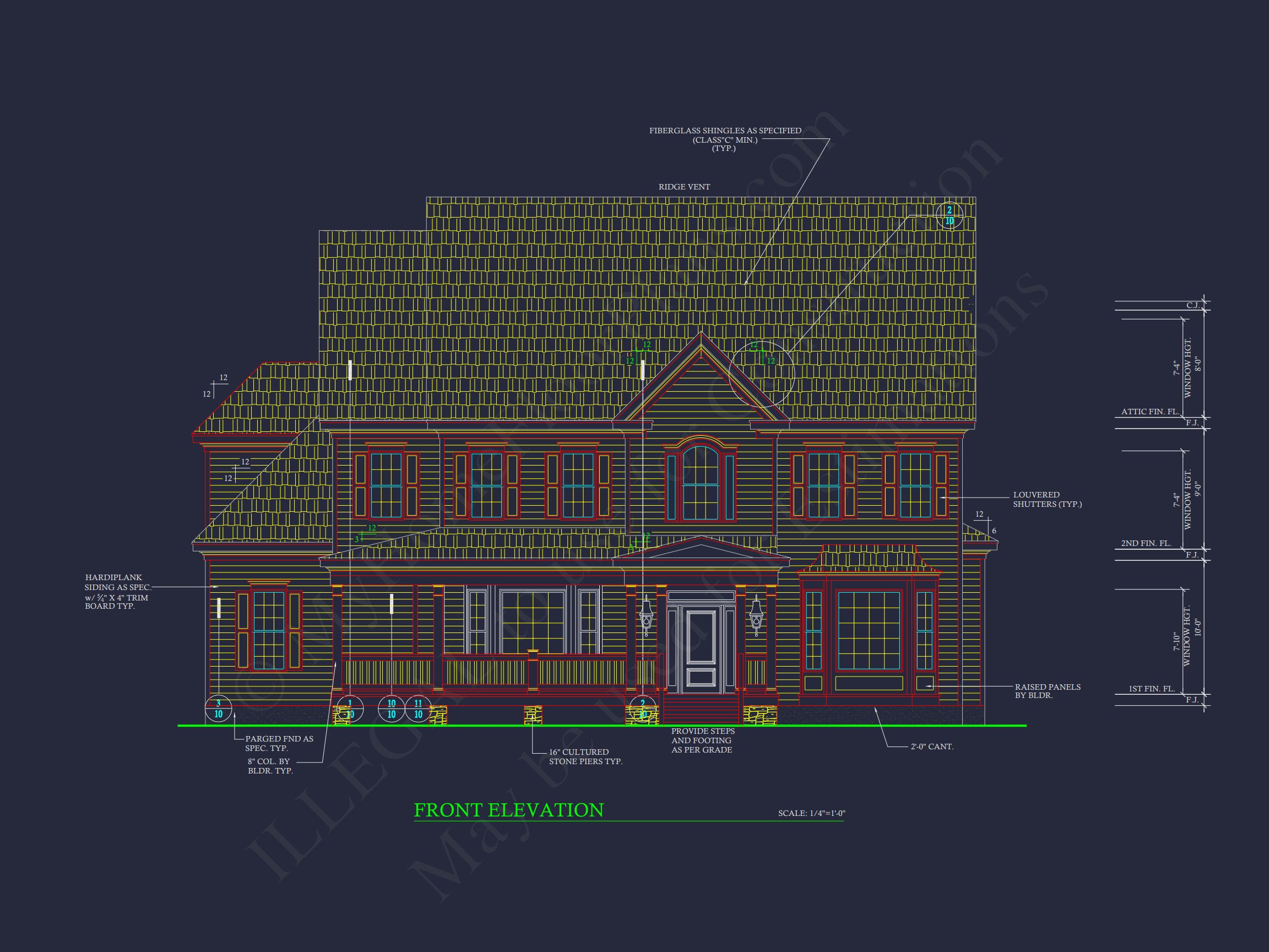 Spacious Traditional house Plan with 2 Floors and CAD Designs