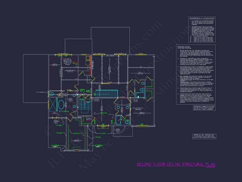 Spacious Traditional house Plan with Detailed Floor Designs
