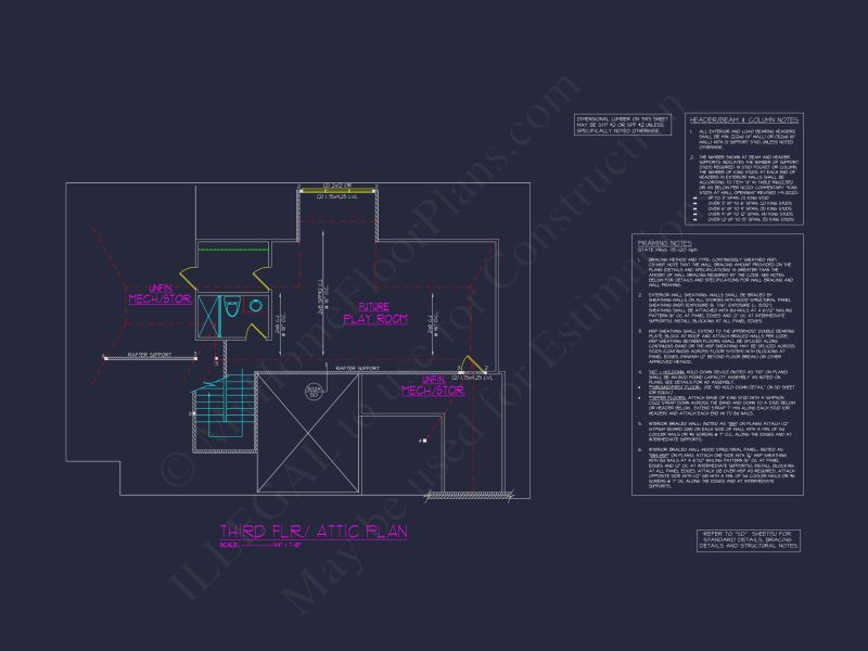 Spacious Traditional house Plan with Detailed Floor Designs