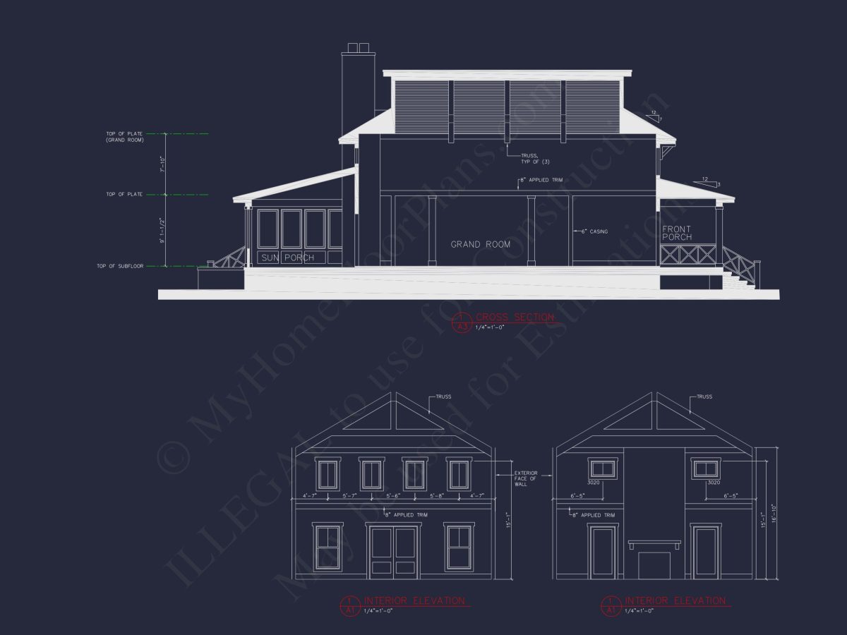 Spacious Traditional Southern house Plan with Open Layout