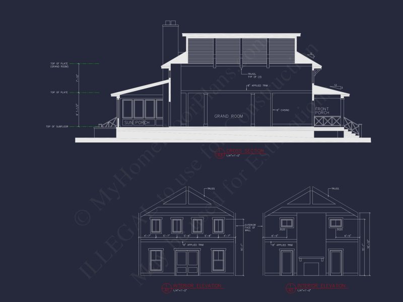 Spacious Traditional Southern house Plan with Open Layout