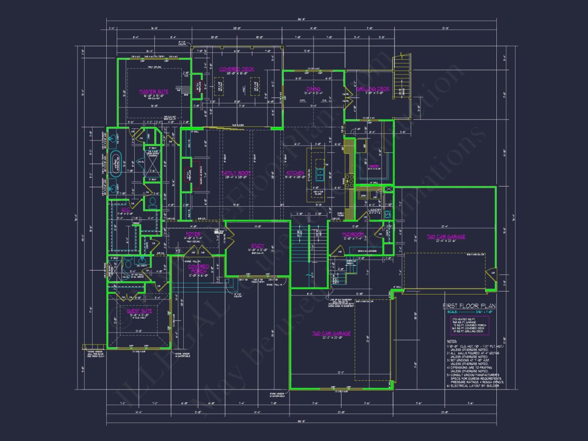 Spacious Transitional house Plan with 5, 903 Sq. Ft. Design