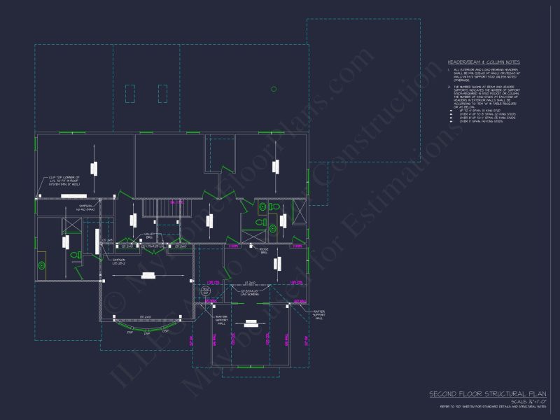 Stunning 2-Story house Plan with 4 Bedrooms and CAD Designs