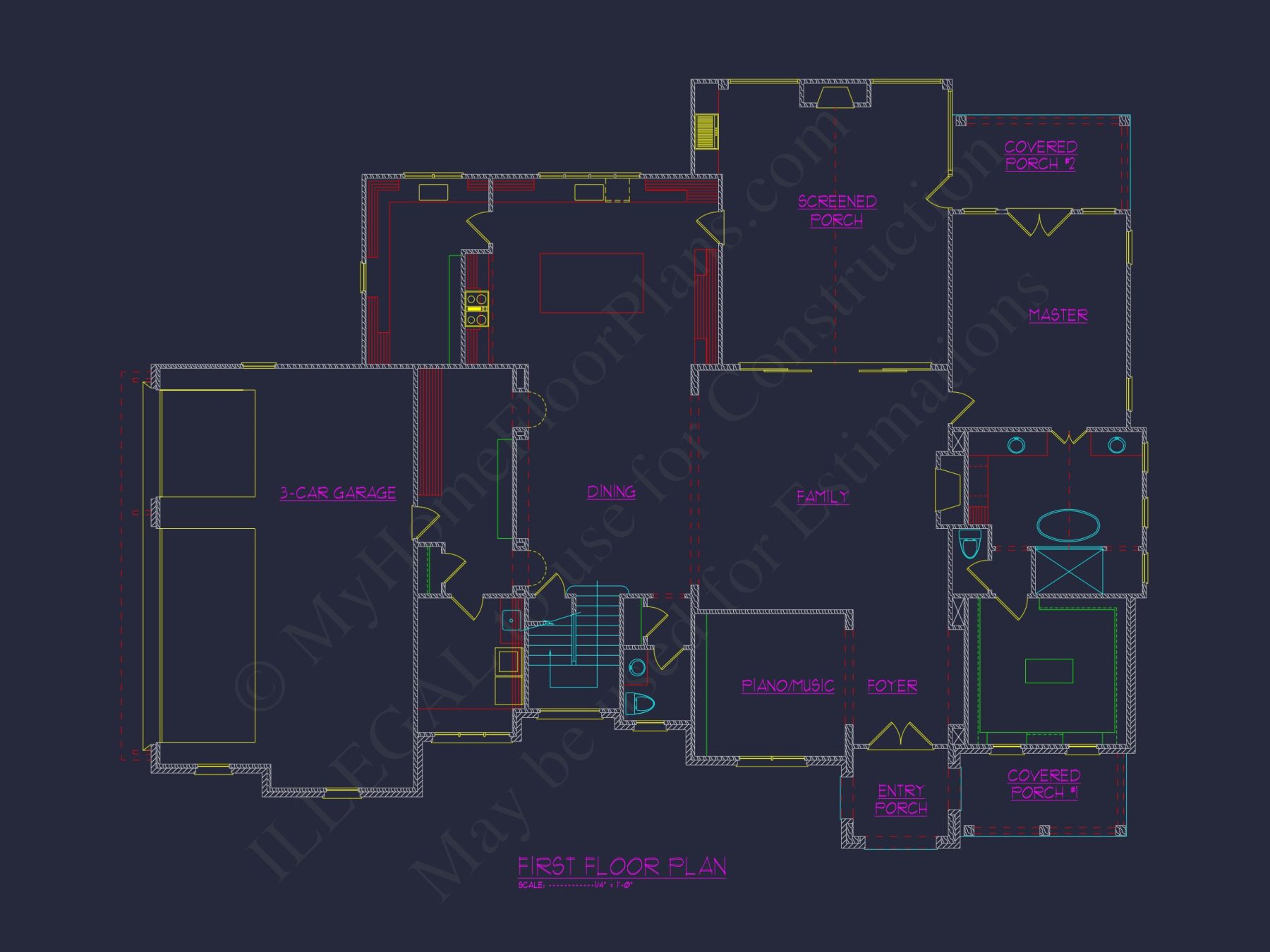 Stunning 2-Story house Plan with CAD Blueprints and Modern Designs