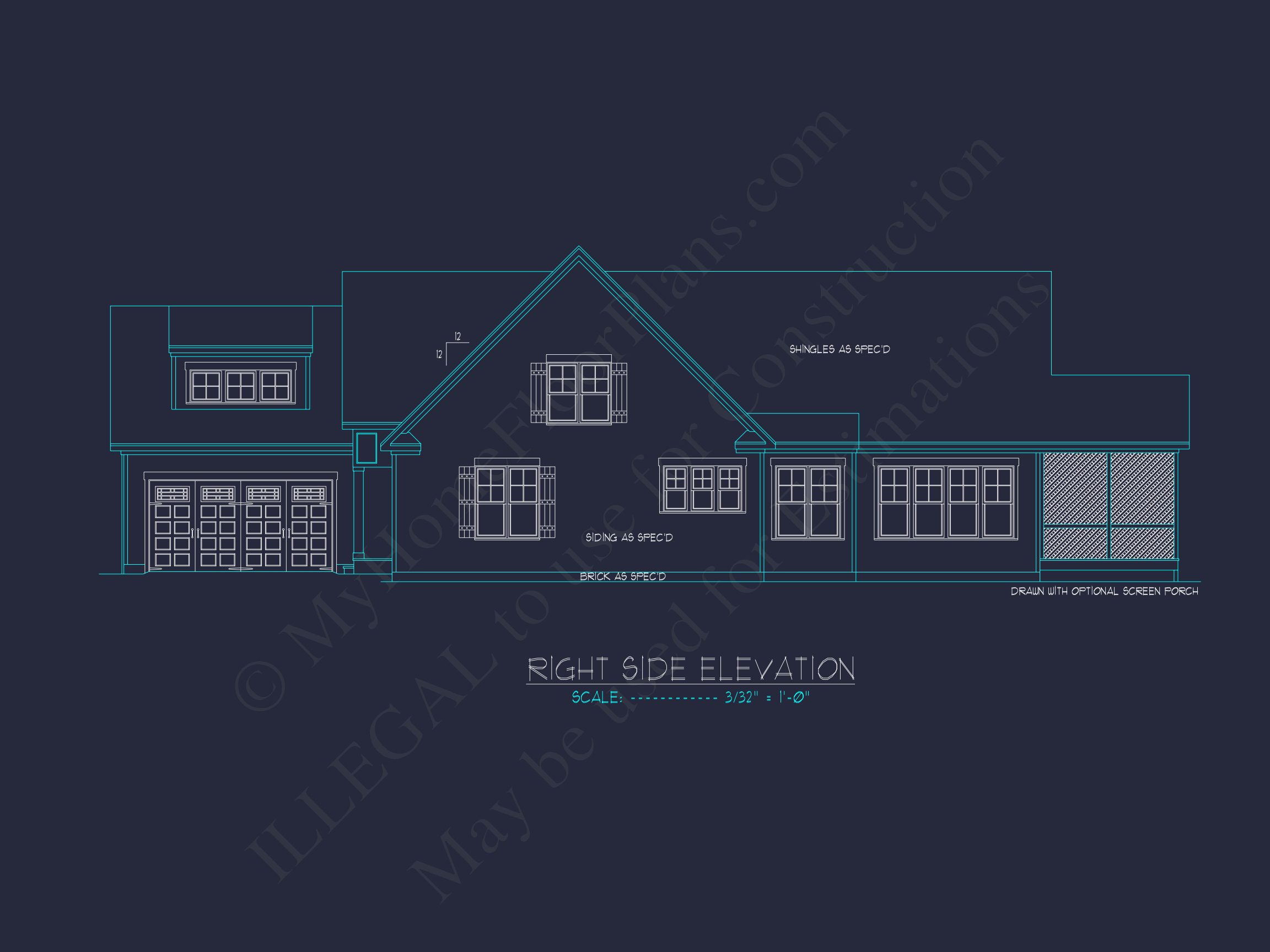 Stunning 2-Story house Plan with CAD Floor Plans and Designs