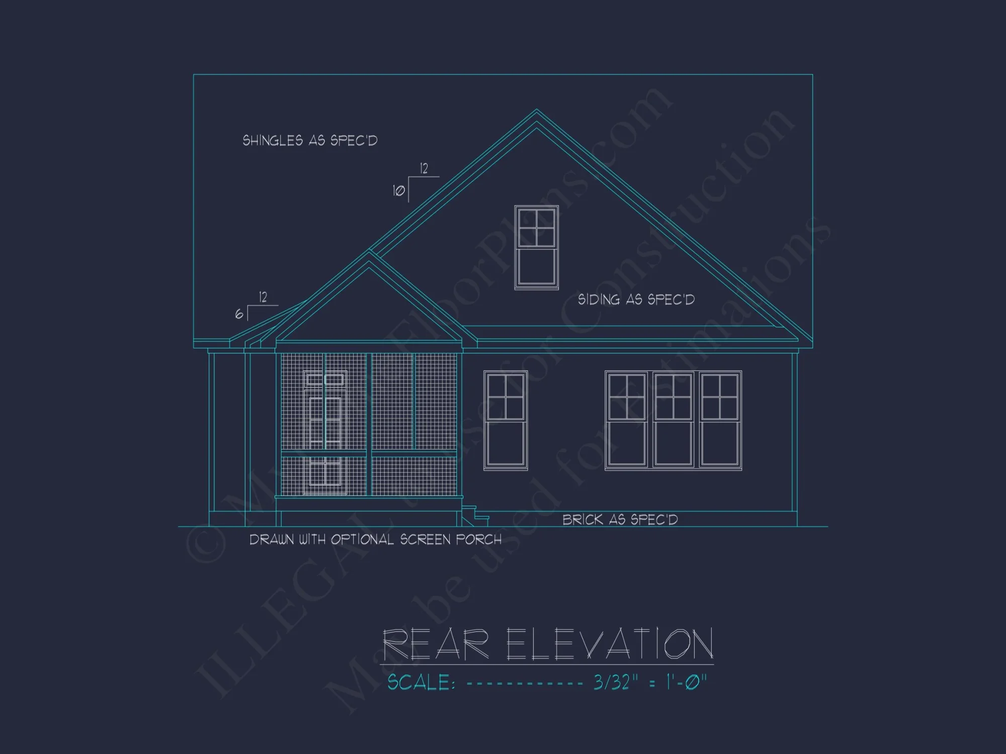 Stunning 2-Story house Plan with CAD Floor Plans and Designs