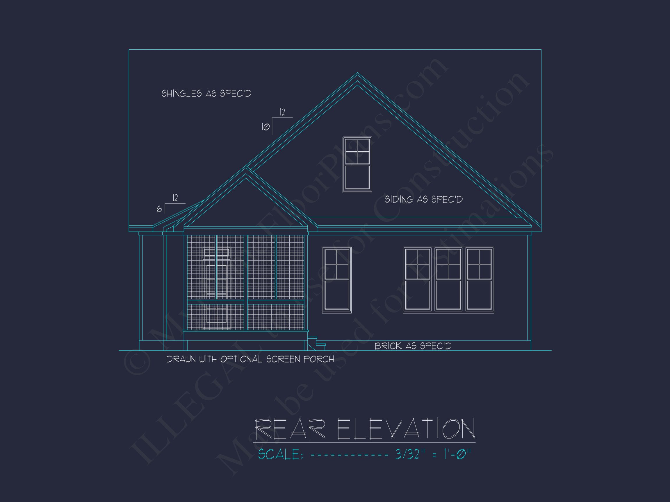 Stunning 2-Story house Plan with CAD Floor Plans and Designs