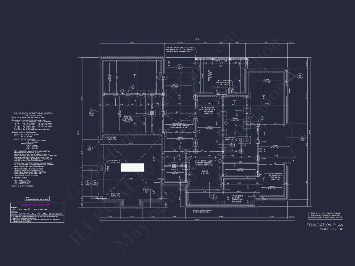 Stunning 2-Story house Plan with Detailed Blueprint Designs