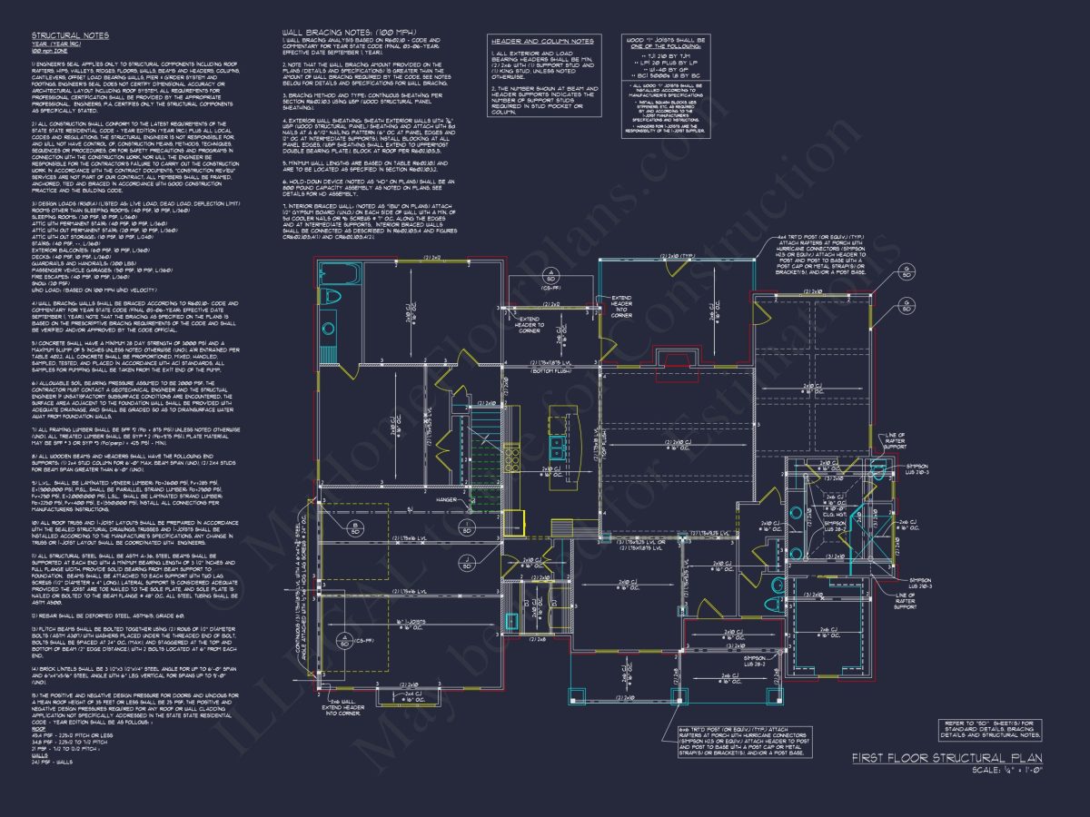 Stunning 2-Story house Plan with Detailed Blueprint Designs