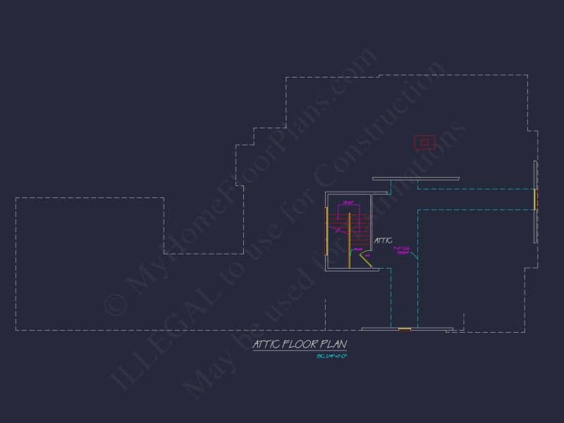 Stunning 2-Story house Plan with Detailed CAD Blueprint Designs
