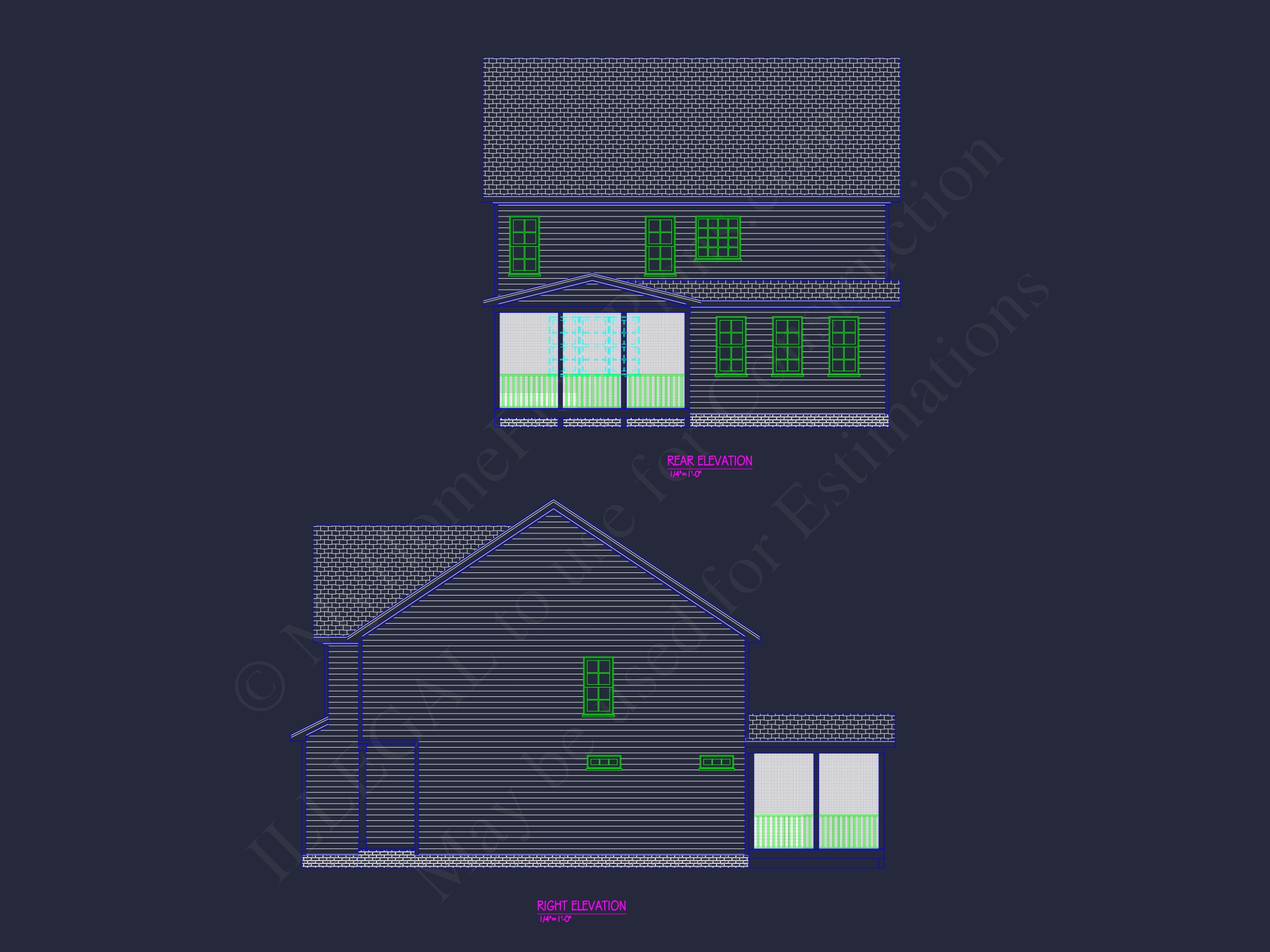 Stunning 2-Story Home Plan with Detailed CAD Designs