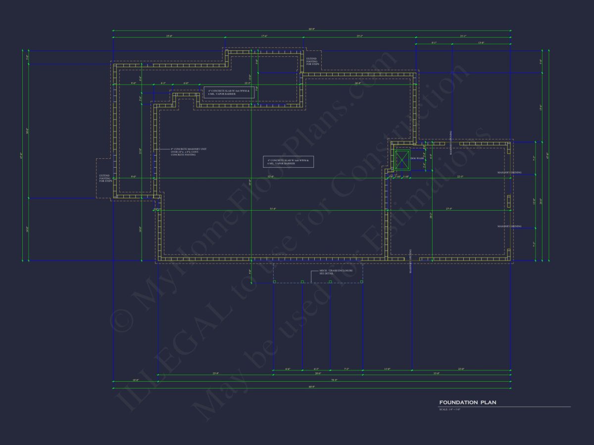 Stunning 2-Story house Plan with Open Floor Plan and CAD Designs