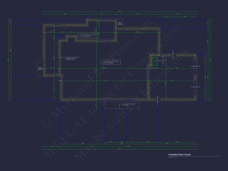 Stunning 2-Story house Plan with Open Floor Plan and CAD Designs
