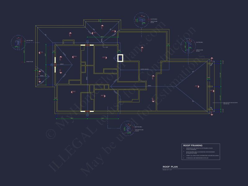 Stunning 2-Story house Plan with Open Floor Plan and CAD Designs