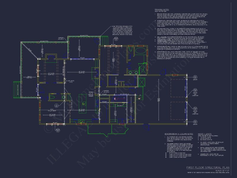Stunning 2-Story house Plan with Open Floor Plan and CAD Designs