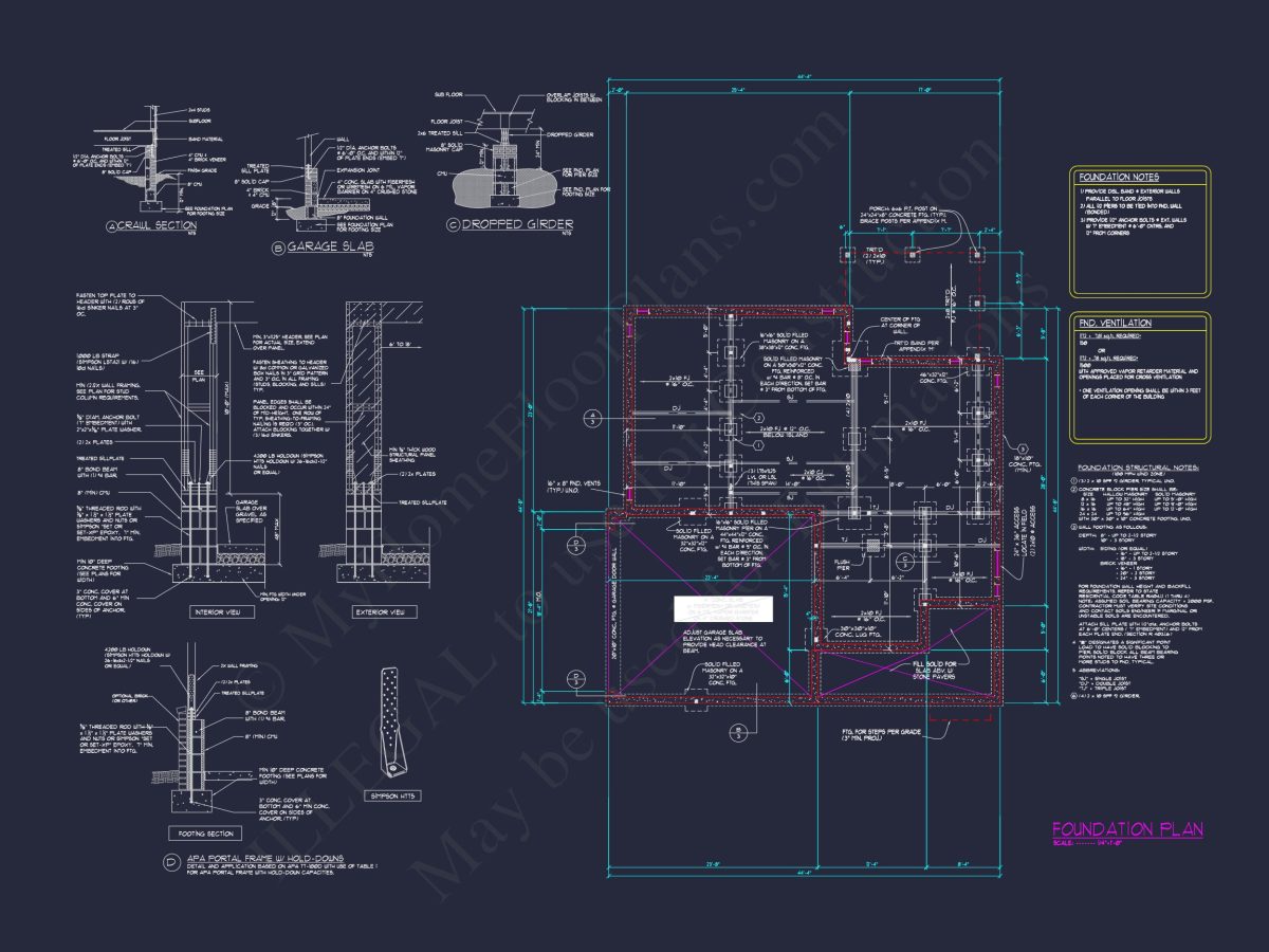 Stunning 3-Story house Plan with CAD Designs and Blueprints
