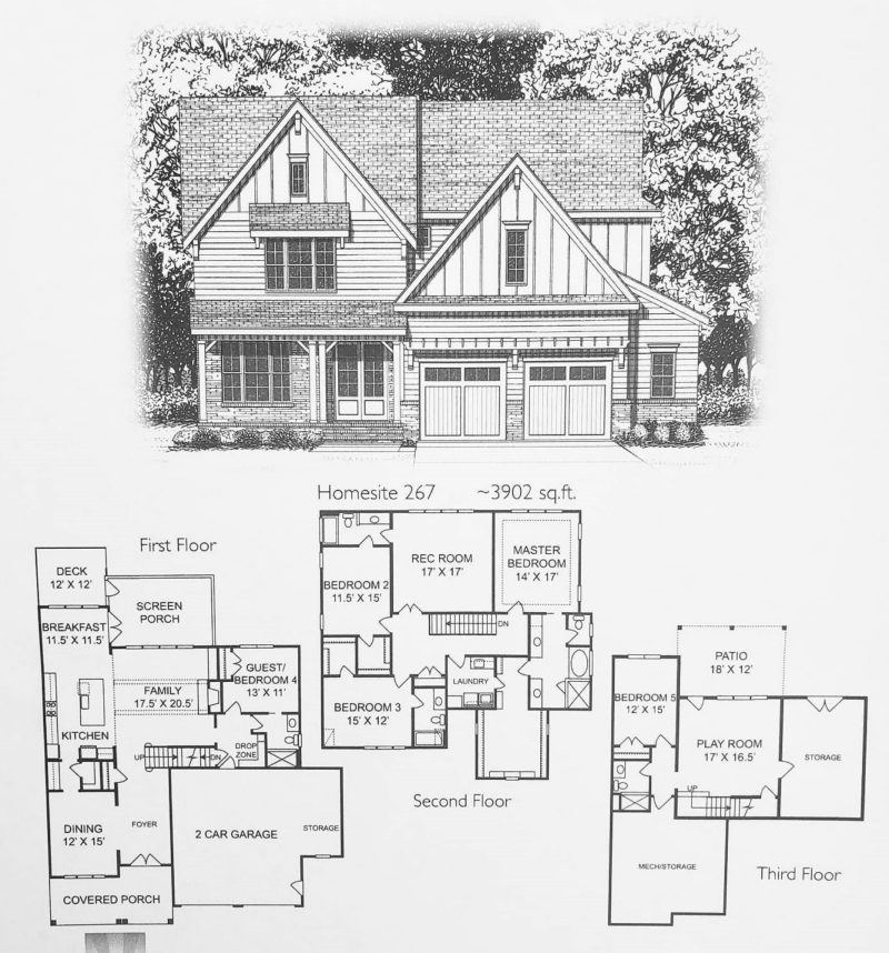 Stunning 5-Bedroom house Plan with Blueprint, CAD, and Designs