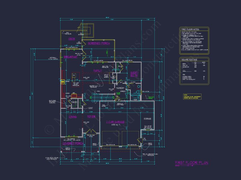 Stunning 5-Bedroom house Plan with Blueprint, CAD, and Designs